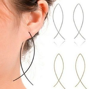 Black Fish Earrings